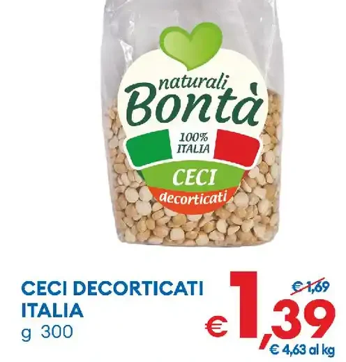 Ceci decorticati Italia