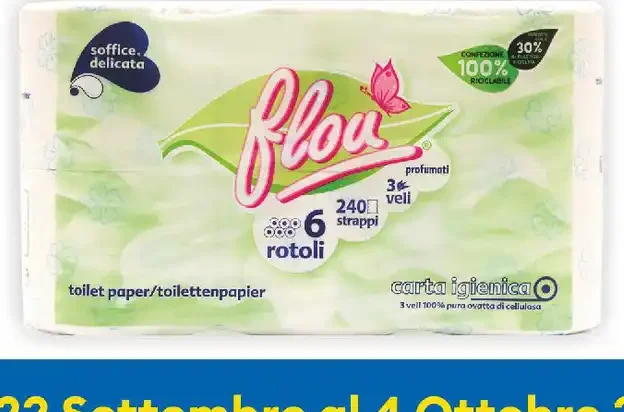Carta igienica Flou