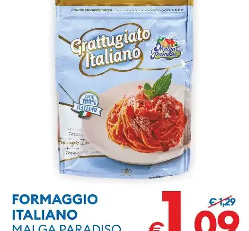 Formaggio italiano grattugiato