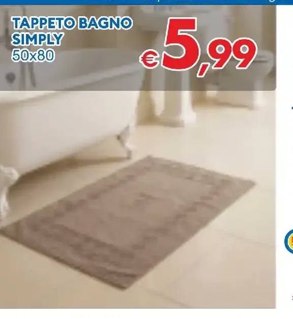Tappeto bagno