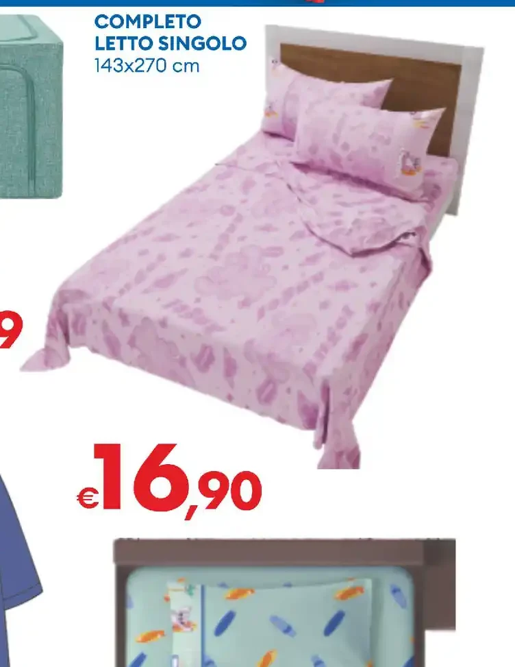 Completo letto singolo