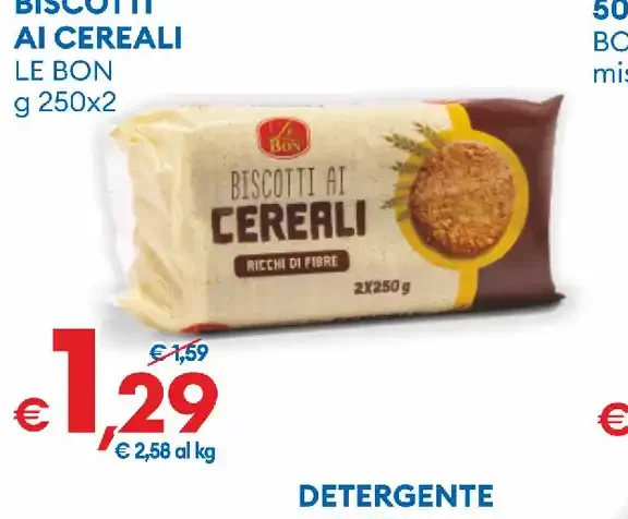 Biscotti ai cereali Le Bon