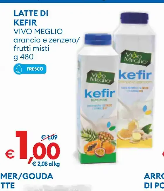 Latte di kefir