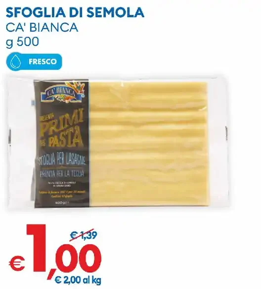 Sfoglia di semola
