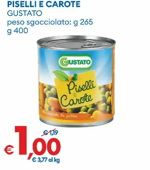 Piselli e carote