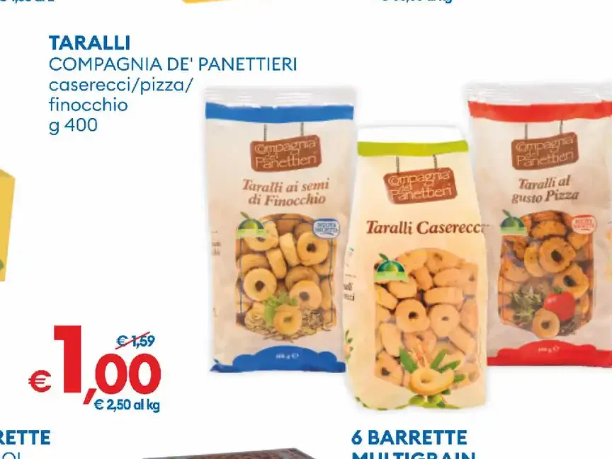 Taralli assortiti