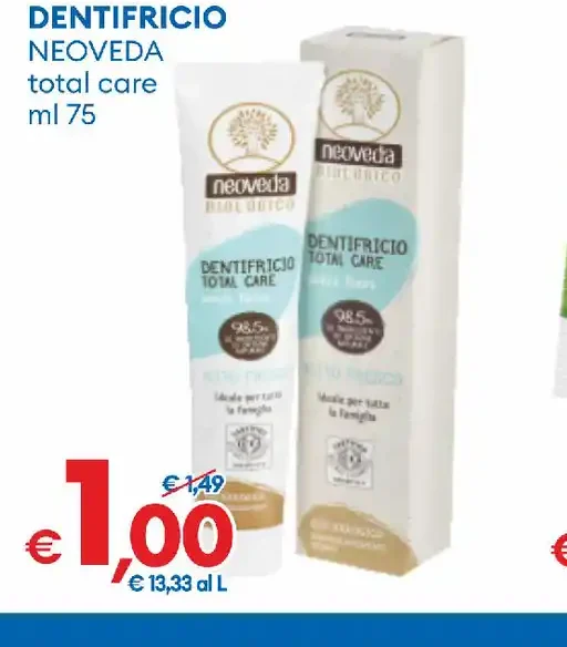 Dentifricio total care