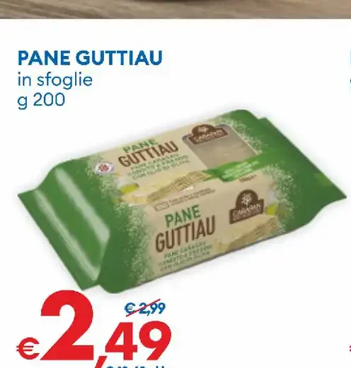 Pane guttiau in sfoglie