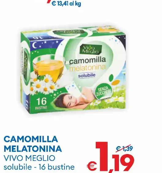 Camomilla melatonina