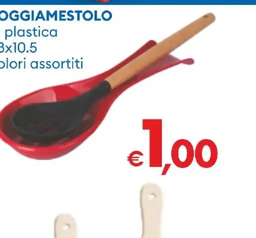 Poggi mestolo in plastica