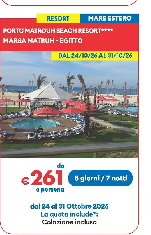 Porto Matrouh Beach Resort**** - Marsa Matruh, Egitto