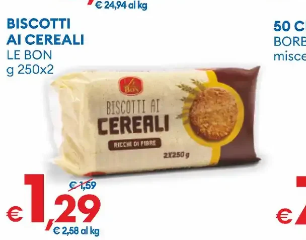 Biscotti ai cereali Le Bon