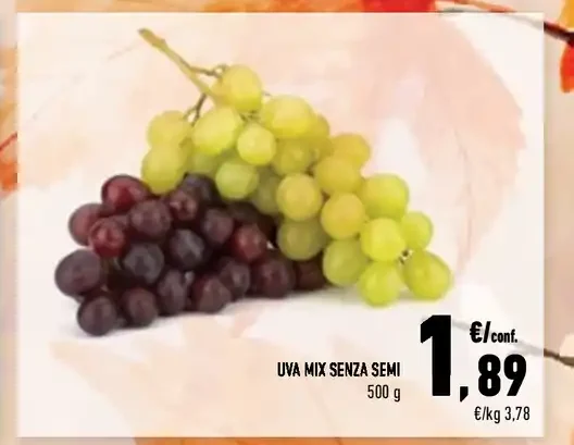 Uva mix senza semi