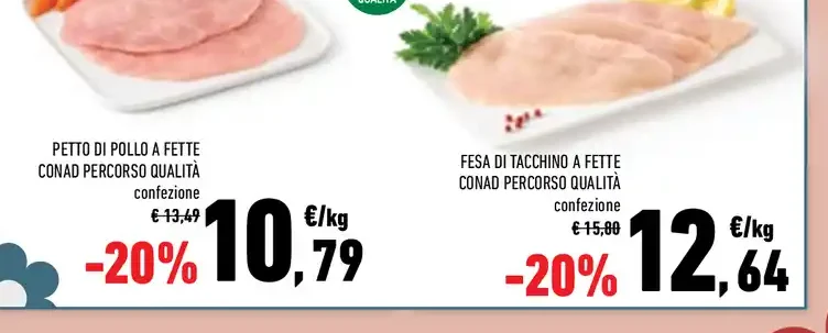 Petto di pollo a fette Conad Percorso Qualità