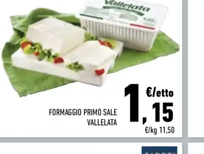Formaggio primo sale Vallelata