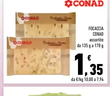 Focaccia Conad