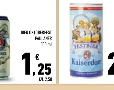 Bier Oktoberfest Paulaner