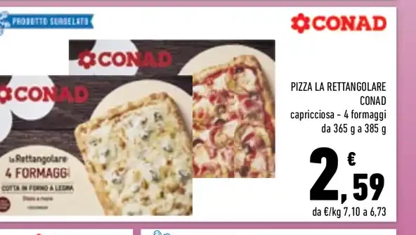 Pizza ai quattro formaggi