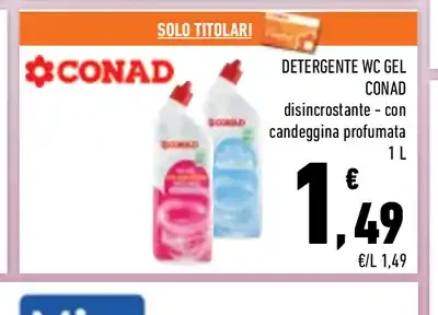 Detergente WC gel