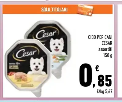 Cibo per cani Cesar