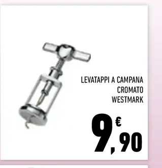 Levatappi a campana cromato Westmark