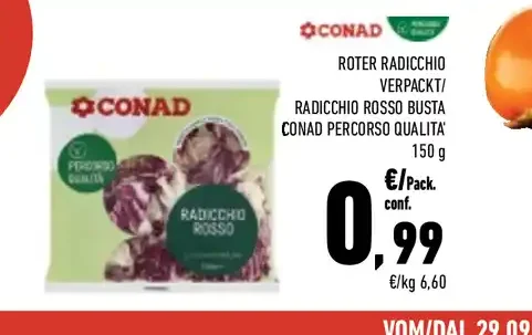 Radicchio rosso busta