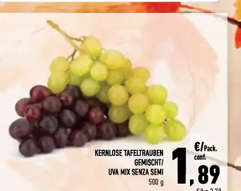Uva mix senza semi