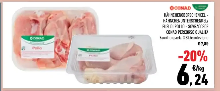Sovracosce di pollo Conad Percorso Qualità