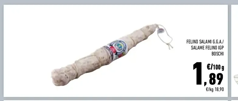 Salame Felino IGP Boschi