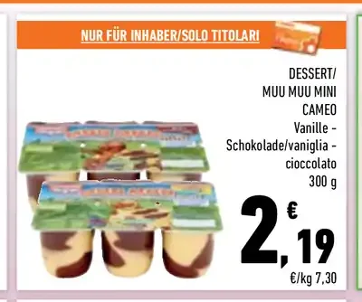 Dessert Muu Muu Mini Cameo