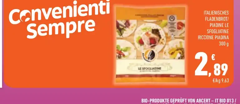 Piadina senza glutine Conad Alimentum
