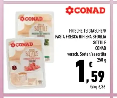 Pasta fresca ripiena Sfoglia Sottile Conad