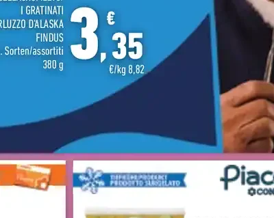 Gratinati Alaska Seelachsfilets Findus