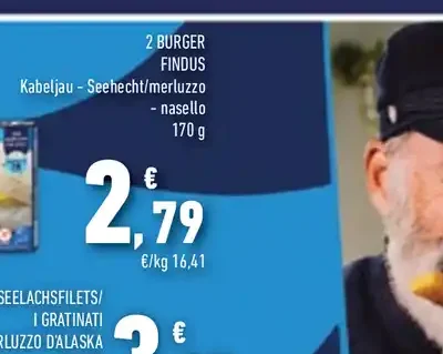 Burger di nasello Findus