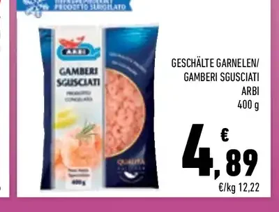 Gamberi sgusciati Conad