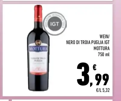 Nero di Troia Puglia IGT Mottura