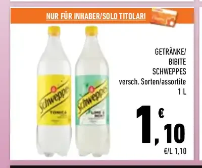 Bibita Schweppes