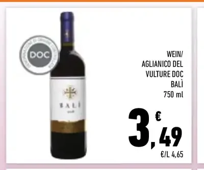 Aglianico del Vulture DOC Balì