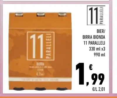 Birra Bionda 11 Paralleli
