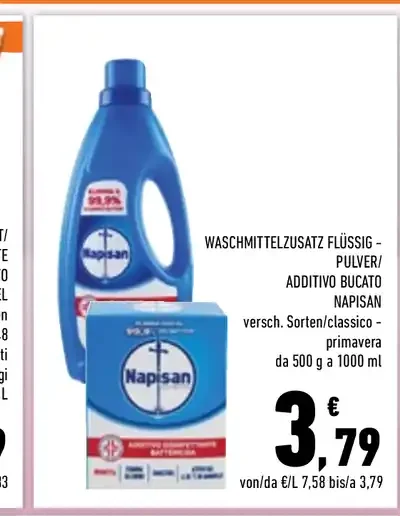 Additivo bucato Napsan