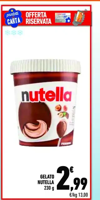 Gelato Nutella