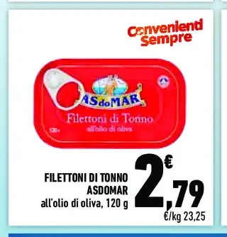 Filetti di tonno Asdomar