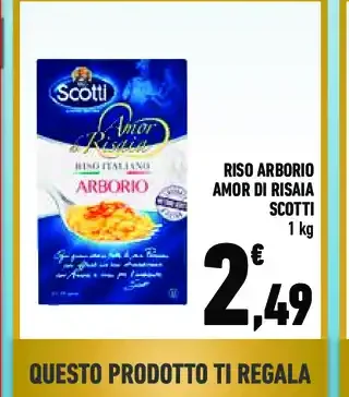 Riso Arborio Amor di risaia Scotti