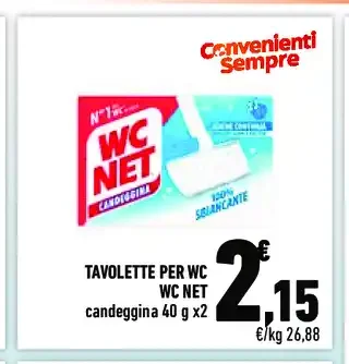Tavolette per WC WC Net