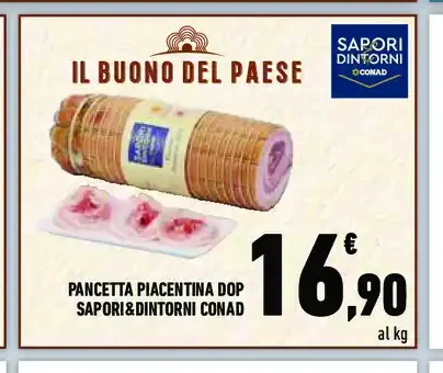 Pancetta Piacentina DOP Sapori&Dintorni Conad