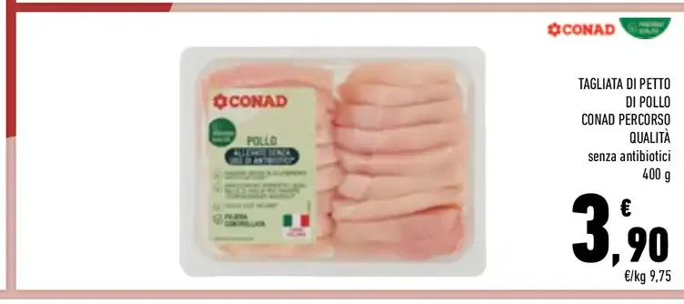 Tagliata di petto di pollo