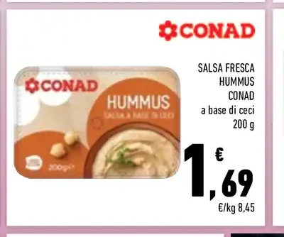 Salsa fresca hummus Conad