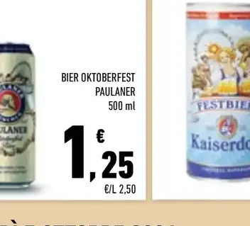 Bier Oktoberfest Paulaner