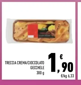 Treccia crema/cioccolato