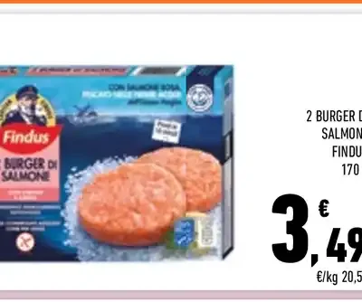 Burger di salmone
